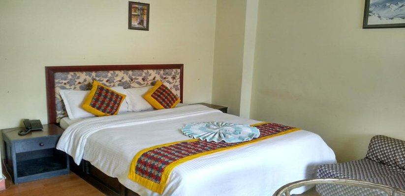 buddha garden decorated deluxe bedroom
