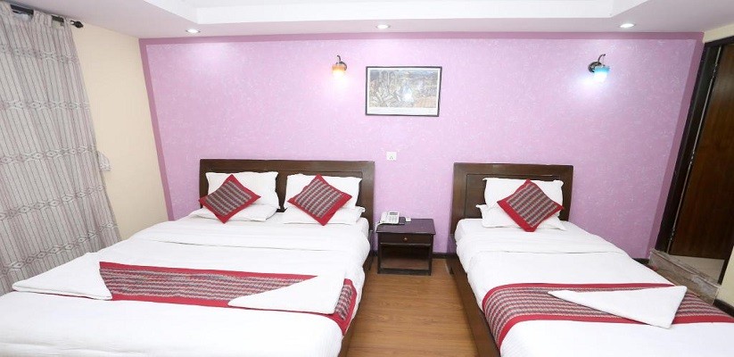 Hotel Kathmandu Home Triple Deluxe Double Room