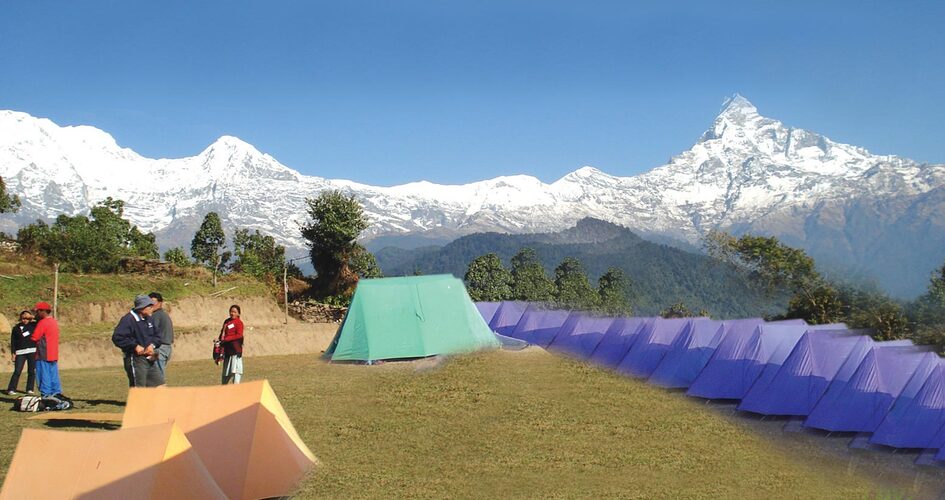 Places To Camp Around Pokhara, Nepal