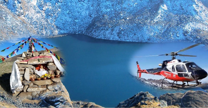 Damodar Kunda Helicopter Day Tour