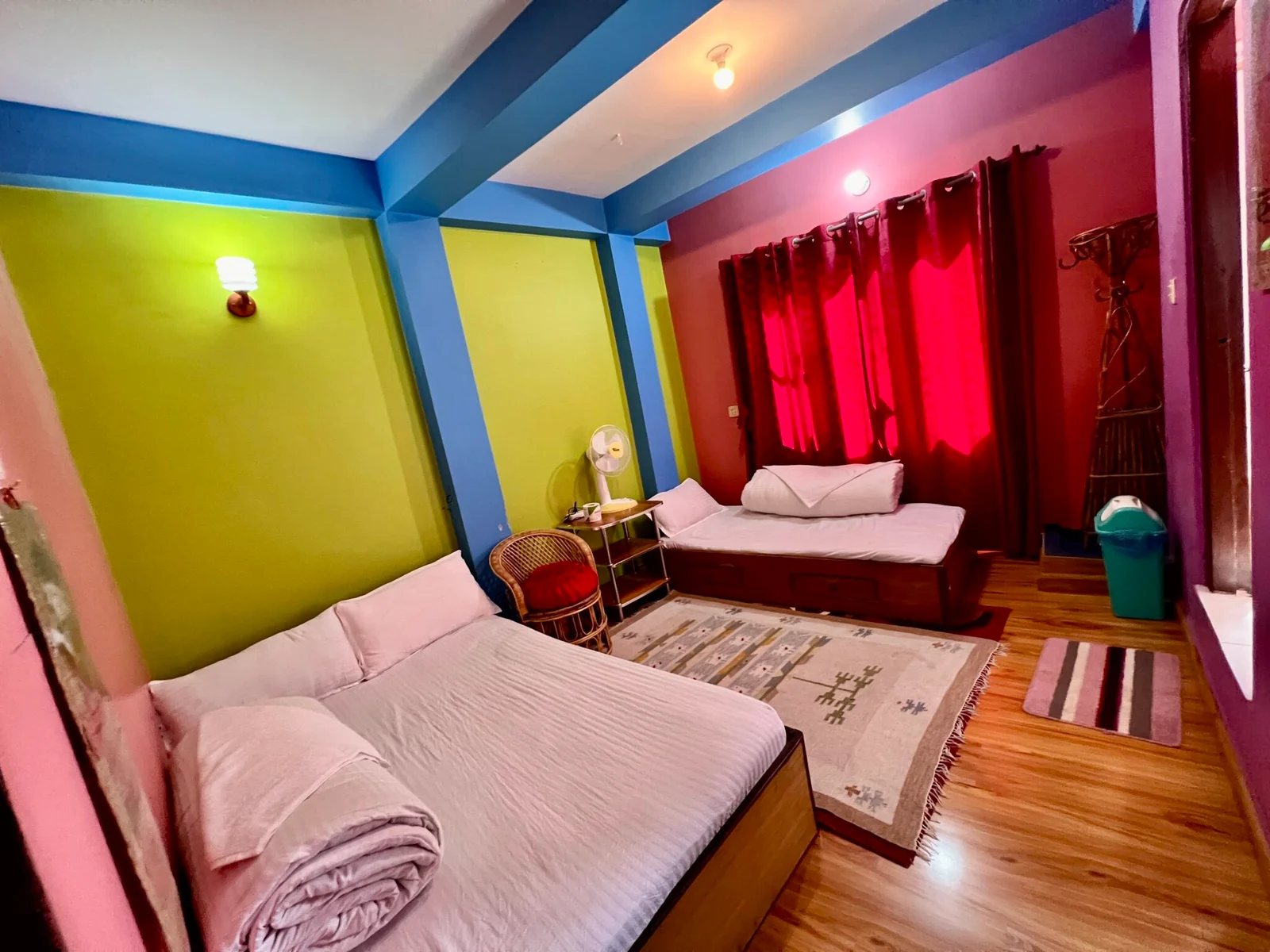 kathmandu valley view homestay room