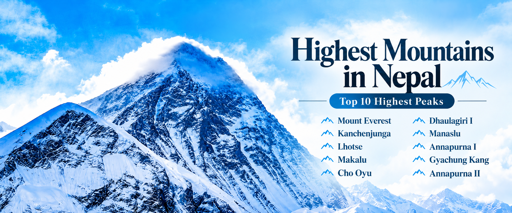 10 Highest Mountains in Nepal: Heights, Rankings & Facts (2027)