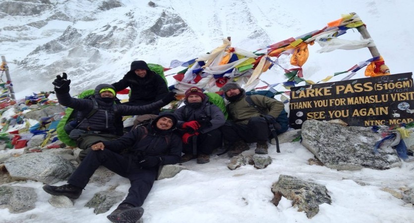 larkhe pass manaslu