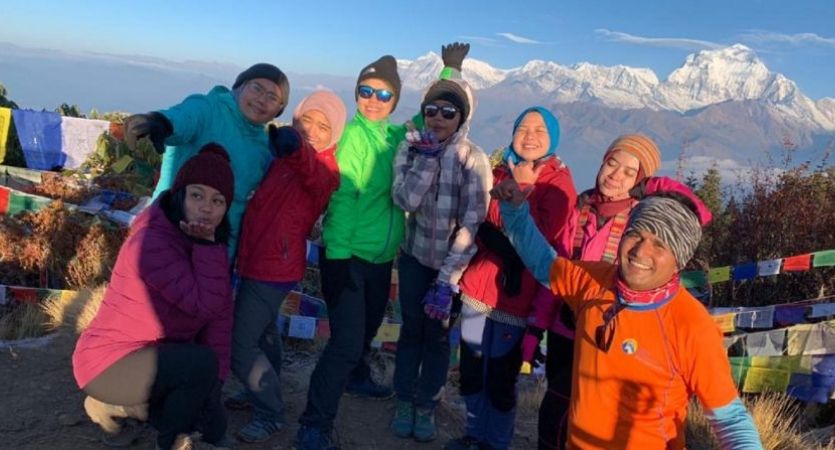 sunrise of annapurna